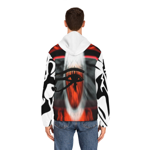 Men's Full-Zip HIP HOP ART Hoodie (AOP)