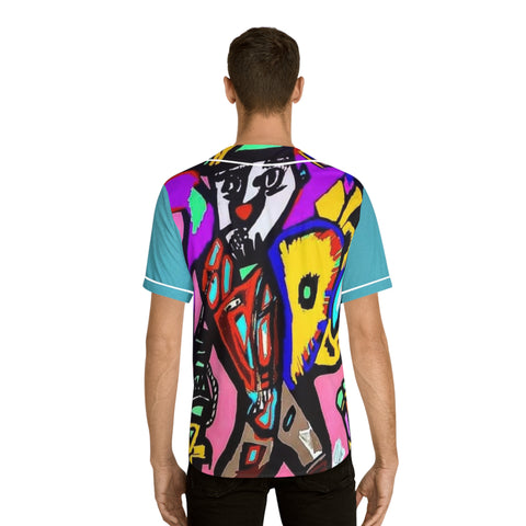 Men's  HIP HOP ART Baseball Jersey (AOP)