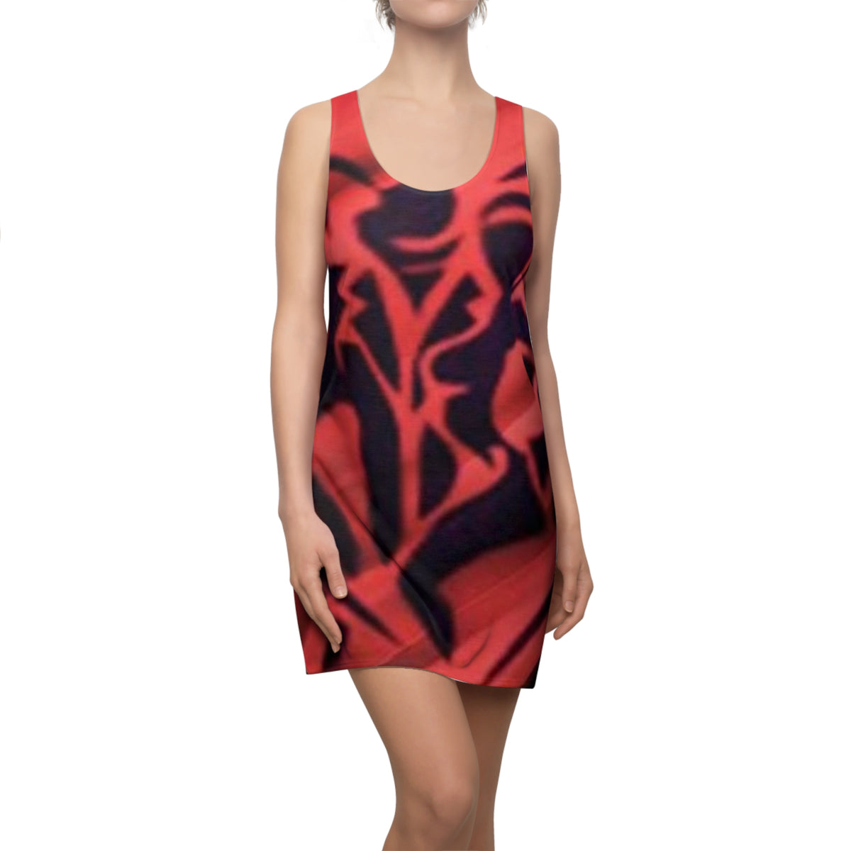 Women's Cut & Sew HIP HOP ART Racerback Dress (AOP)