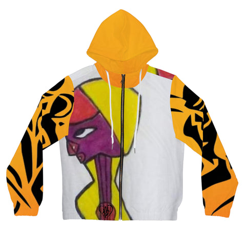 Women’s Full-Zip HIP HOP ART Hoodie (AOP)