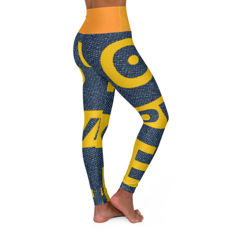 High Waisted  HIP HOP ART Yoga Leggings (AOP)