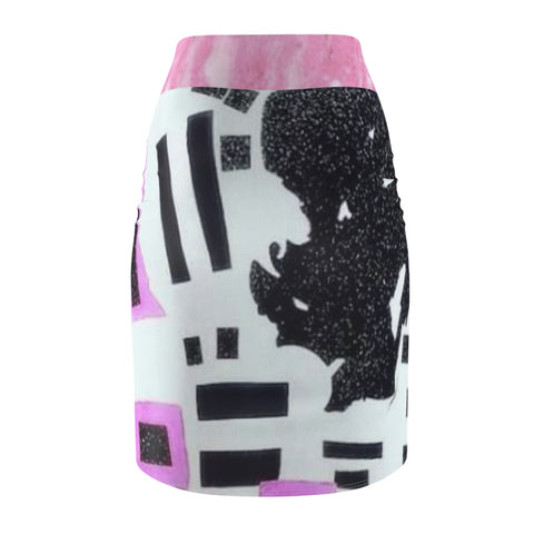Women's HIP HOP ART Pencil Skirt (AOP)