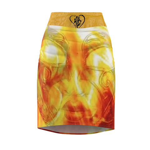 Women's HIP HOP ART Pencil Skirt (AOP)