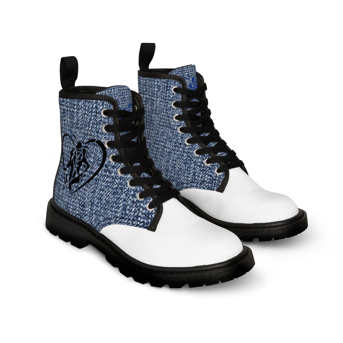 Men's HIP HOP ART Canvas Boots