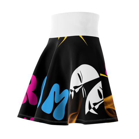 Women's  HIP HOP ART Skater Skirt (AOP)