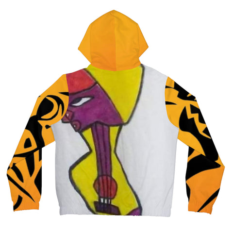 Women’s Full-Zip HIP HOP ART Hoodie (AOP)