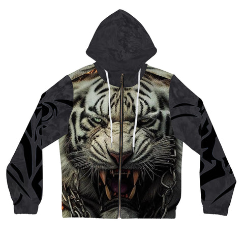 Women’s Full-Zip  HIP HOP ART  Hoodie (AOP)