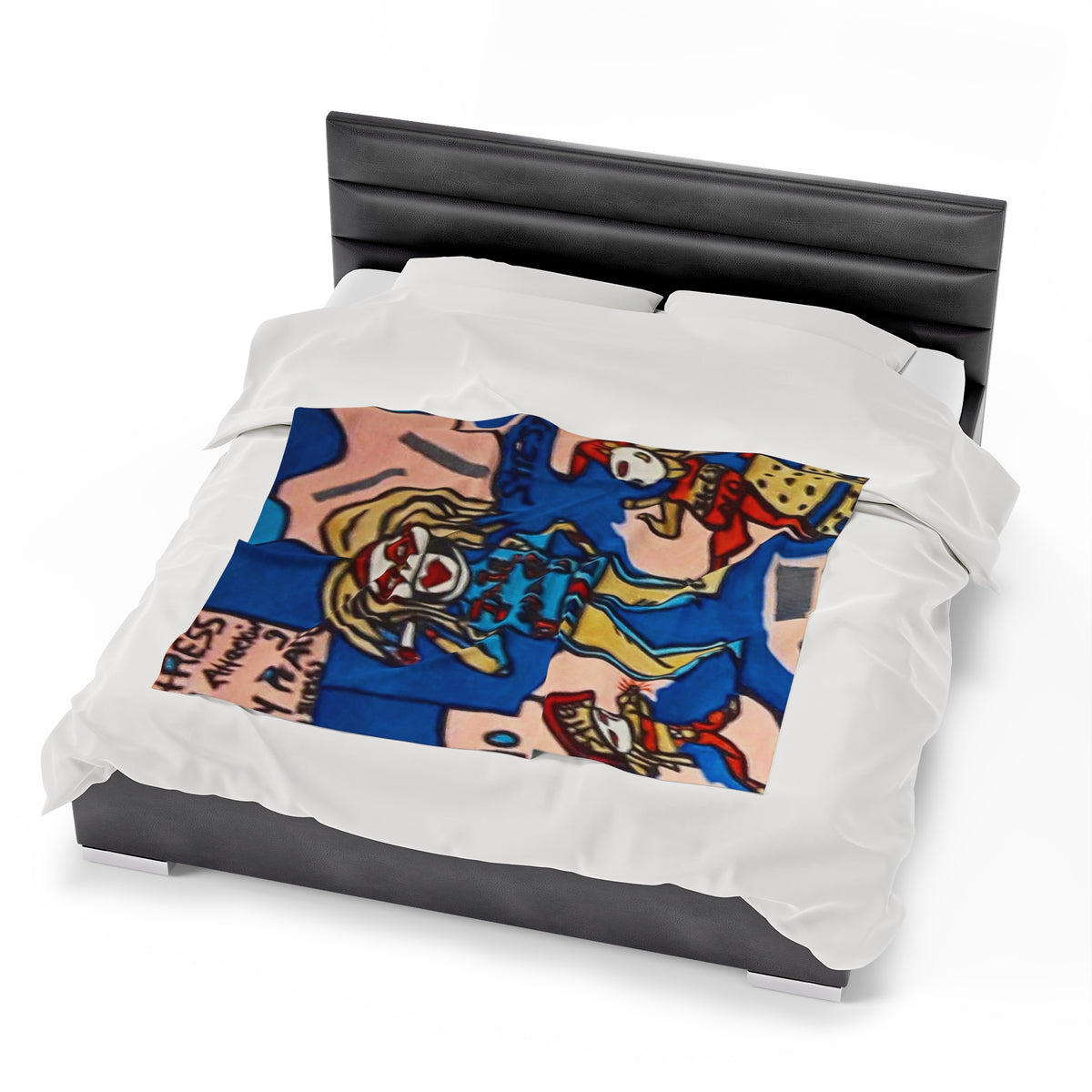 Velveteen Plush HIP HOP ART Blanket