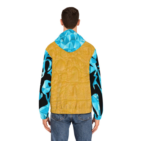 Men's Full-Zip  HIP HOP ART Hoodie (AOP)