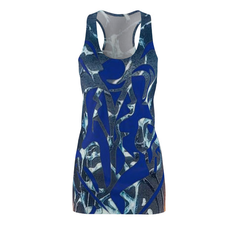 Women's Cut & Sew HIP HOP ART Racerback Dress (AOP)