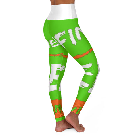 High Waisted  HIP HOP ART Yoga Leggings (AOP)