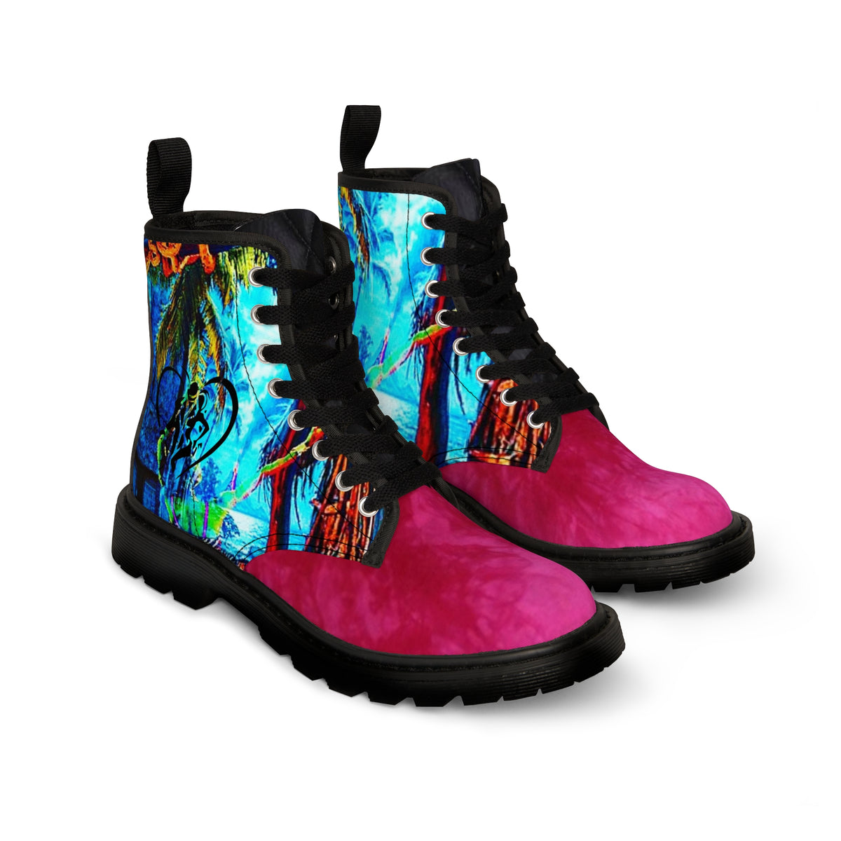 Men's Canvas  HIP HOP ART Boots