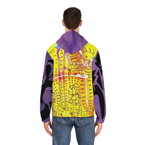 Men's Full-Zip  HIP HOP ART Hoodie (AOP)