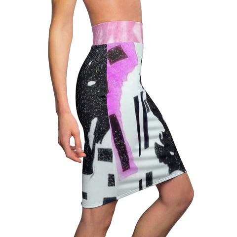Women's HIP HOP ART Pencil Skirt (AOP)
