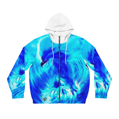 Men's Full-Zip HIP HOP ART  Hoodie (AOP)