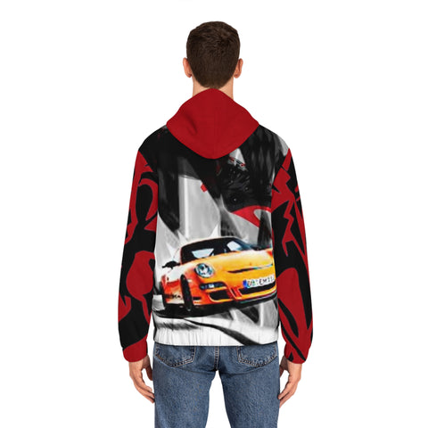 Men's Full-Zip HIP HOP ART Hoodie (AOP)