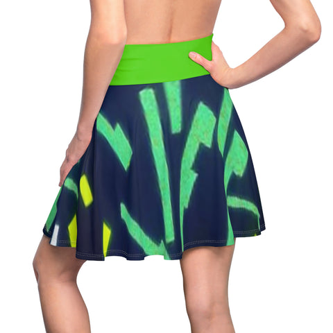 Women's  HIP HOP ART  Skater Skirt (AOP)