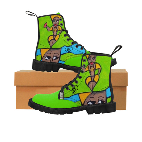 Women's Canvas HIP HOP ART Boots