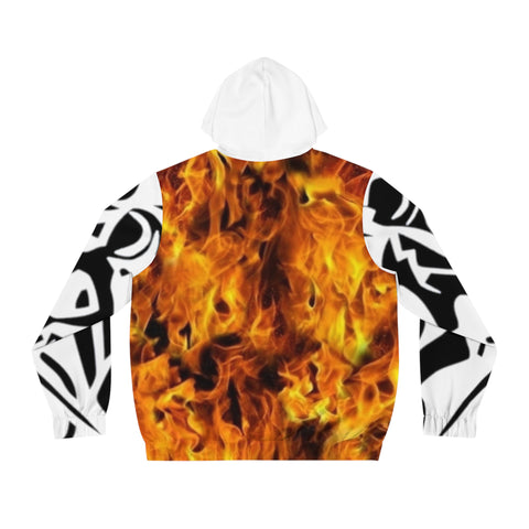 Men's Full-Zip HIP HOP ART Hoodie (AOP)