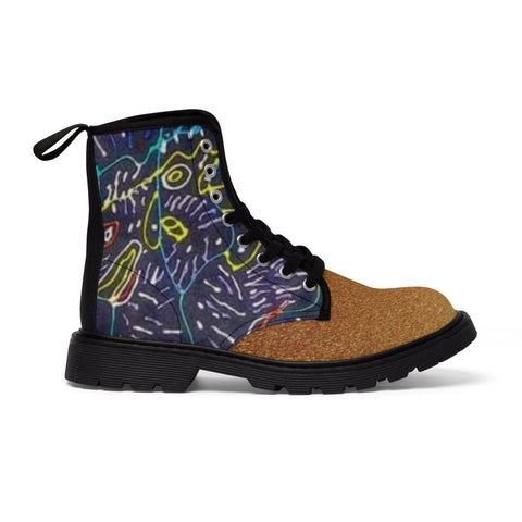 Men's Canvas  HIP HOP ART Boots