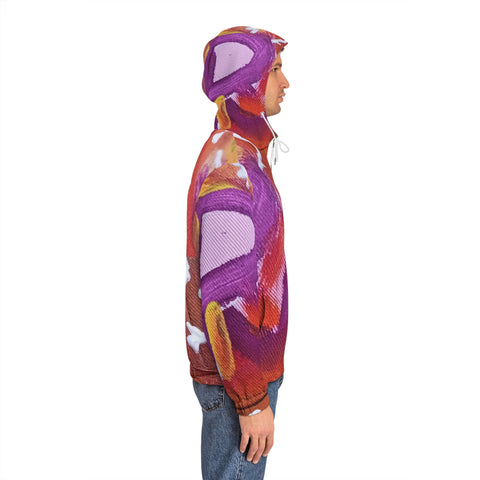 Men's Full-Zip  HIP HOP ART Hoodie (AOP)