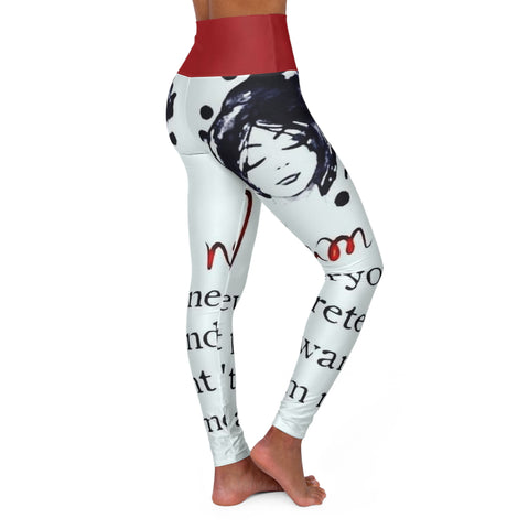 High Waisted  HIP HOP ART Yoga Leggings (AOP)