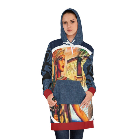 Women's HIP HOP ART Hoodie Dress (AOP)