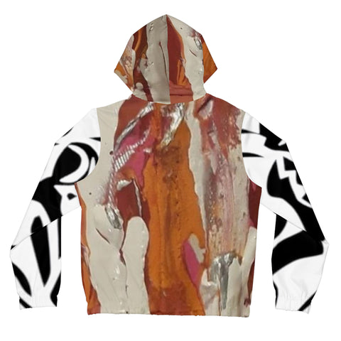 Women’s Full-Zip  HIP HOP ART Hoodie (AOP)