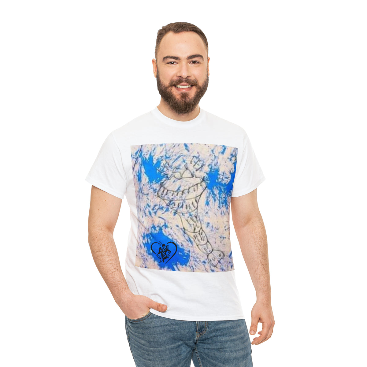 Unisex Heavy HIP HOP ART Cotton Tee