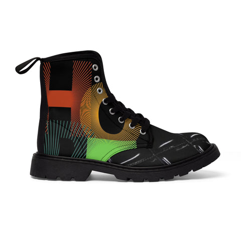 Men's Canvas HIP HOP ART Boots