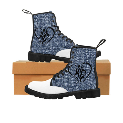 Men's HIP HOP ART Canvas Boots