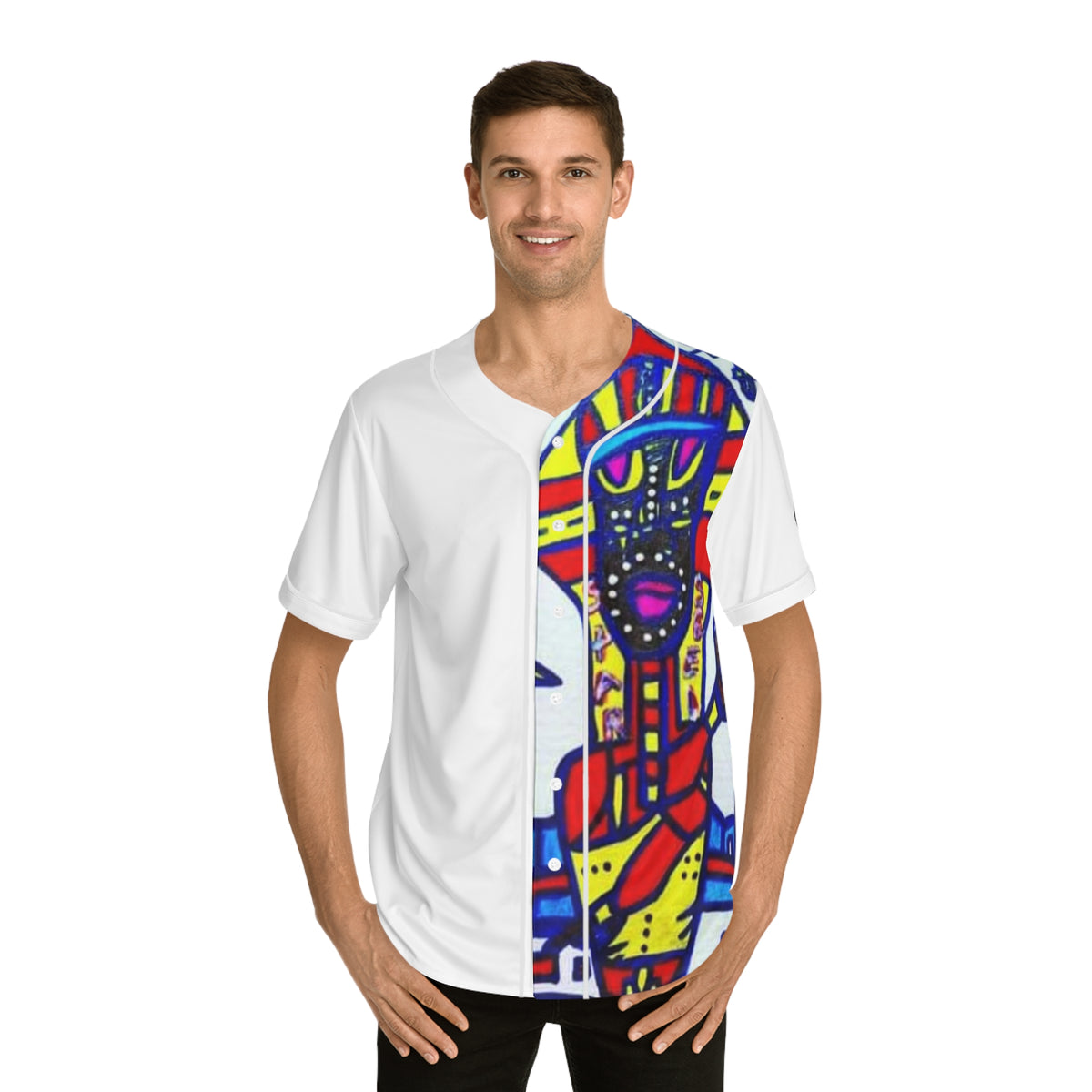 Men's HIP HOP ART Baseball Jersey (AOP)