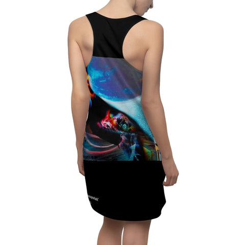 Women's Cut & Sew  HIP HOP ART Racerback Dress (AOP)