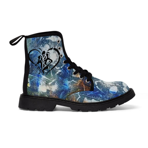 Men's  HIP HOP ART Canvas Boots