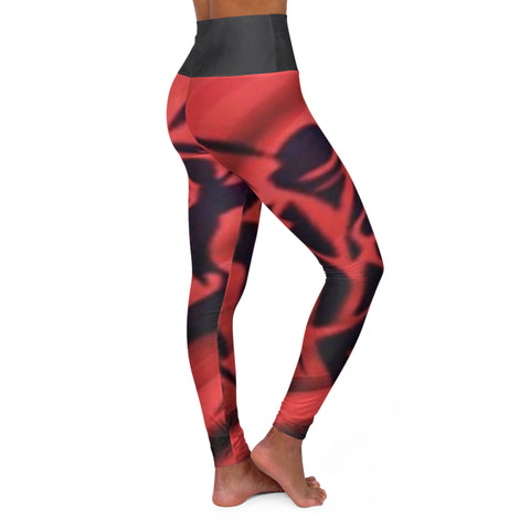 High Waisted  HIP HOP ART Yoga Leggings (AOP)