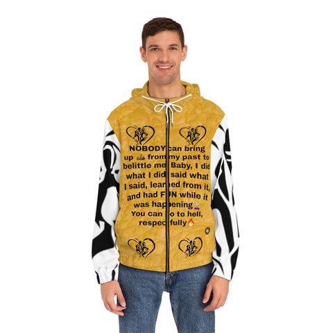 Men's Full-Zip  HIP HOP ART Hoodie (AOP)