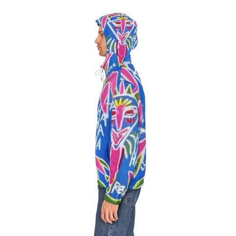 Men's Full-Zip  HIP HOP ART Hoodie (AOP)