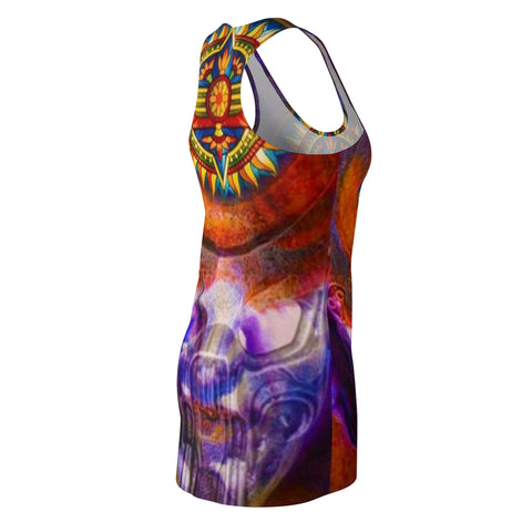 Women's Cut & Sew HIP HOP ART Racerback Dress (AOP)