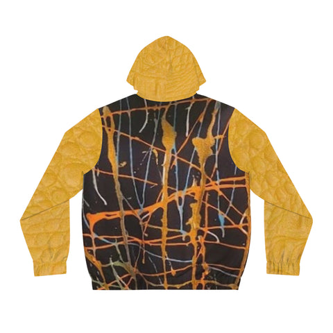 Men's Full-Zip  HIP HOP ART Hoodie (AOP)