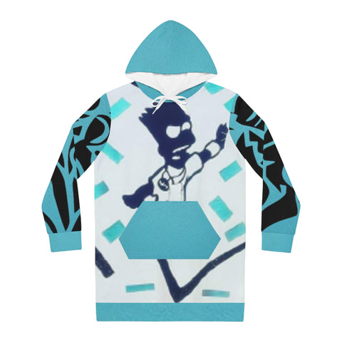 Women's HIP HOP ART Hoodie Dress (AOP)