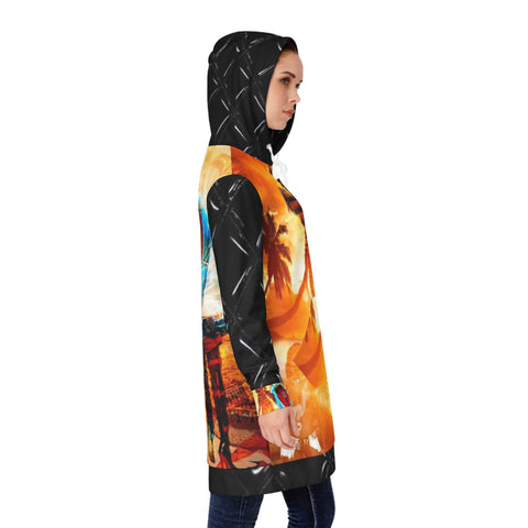 Women's HIP HOP ART Hoodie Dress (AOP)