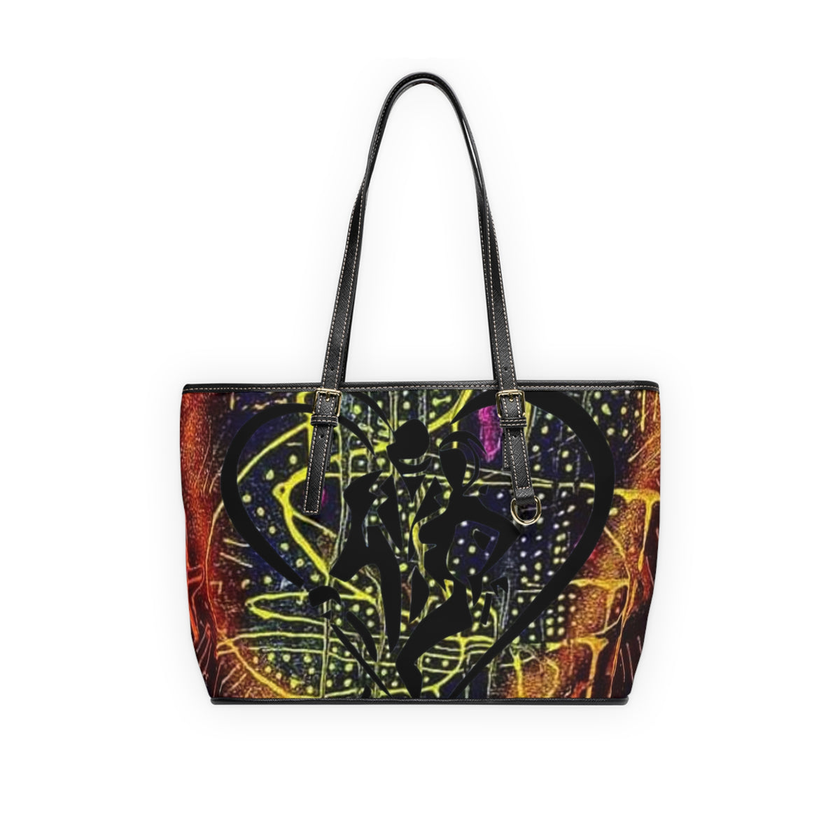 PU Leather HIP HOP ART Shoulder Bag