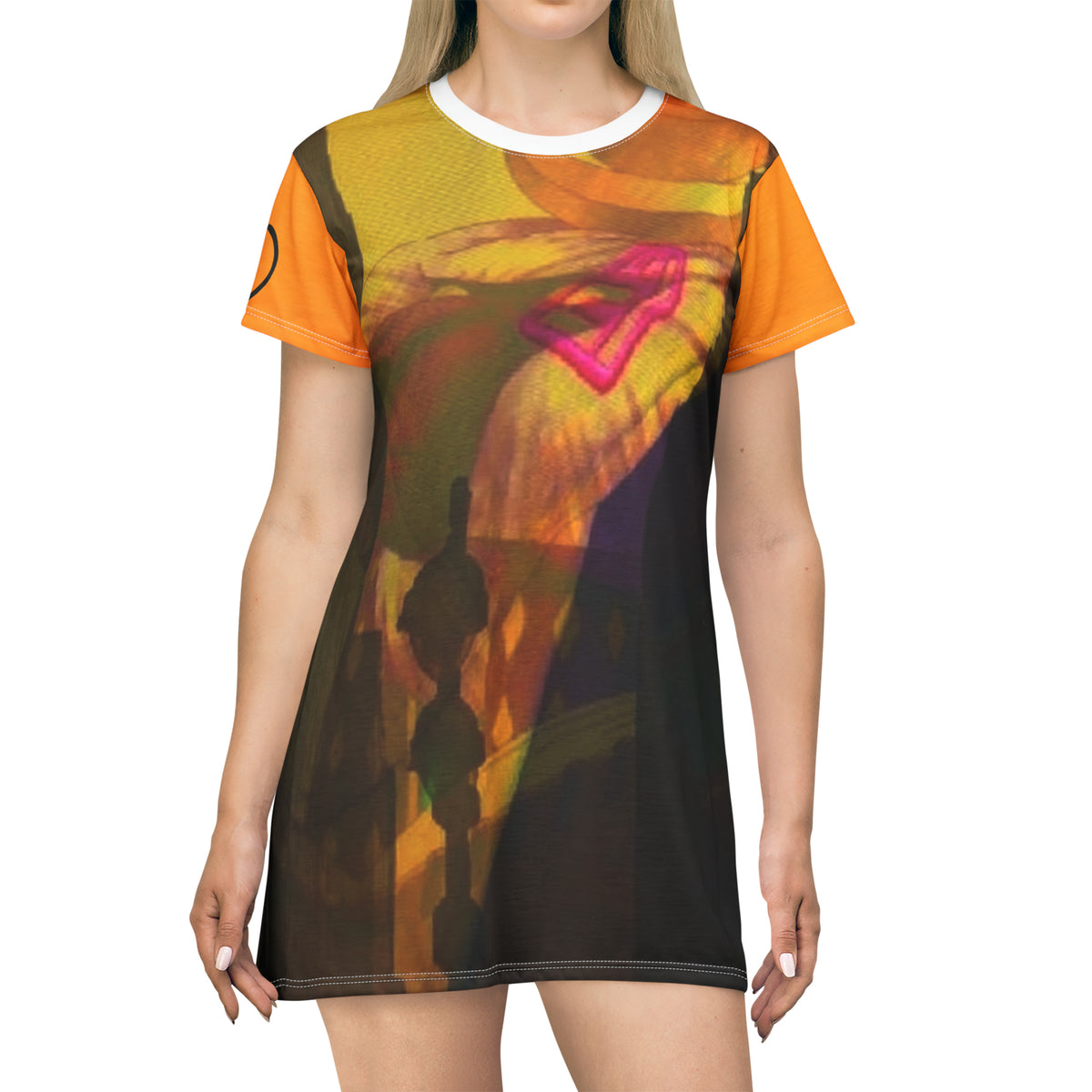 HIP HOP ART T-Shirt Dress (AOP)