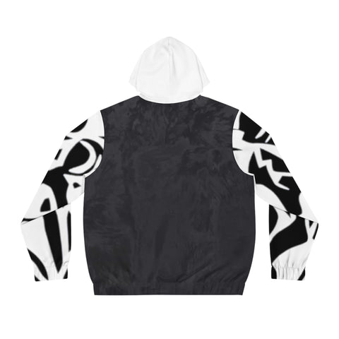 Men's Full-Zip  HIP HOP ART Hoodie (AOP)