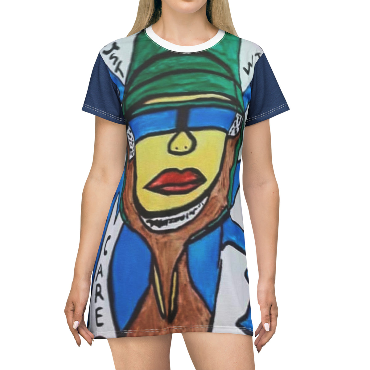 HIP HOP ART T-Shirt Dress (AOP)