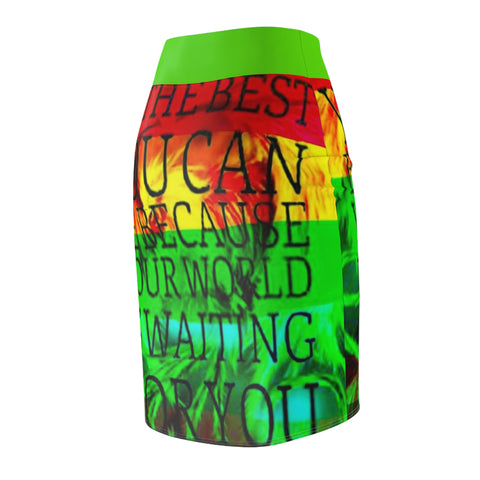 Women's  HIP HOP ART Pencil Skirt (AOP)