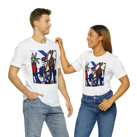 HIP HOP ART Unisex Jersey Short Sleeve Tee