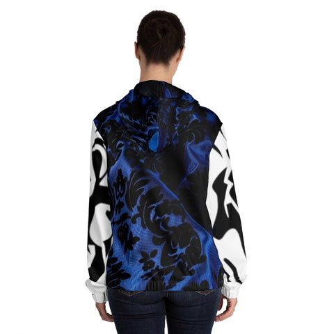 Women’s Full-Zip  HIP HOP ART Hoodie (AOP)