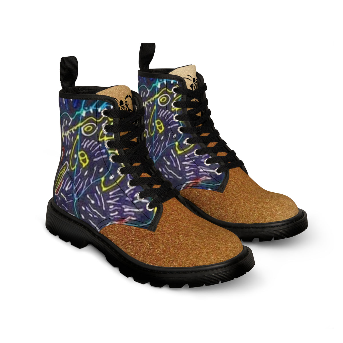 Men's Canvas  HIP HOP ART Boots