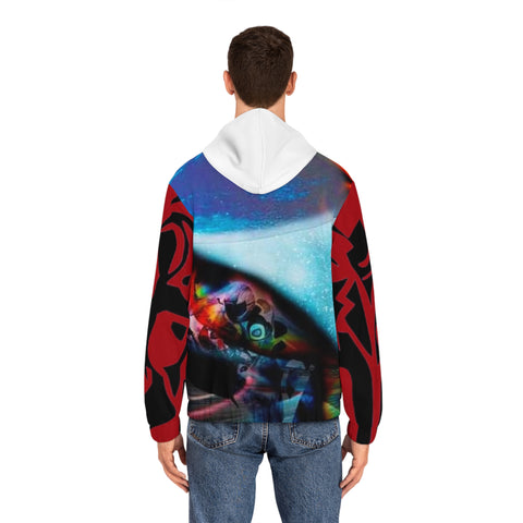 Men's Full-Zip HIP HOP ART Hoodie (AOP)